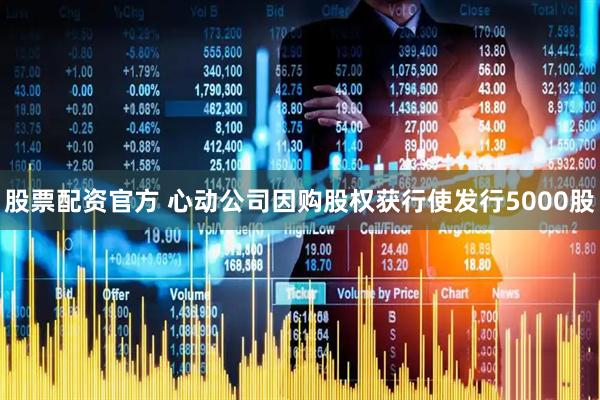 股票配资官方 心动公司因购股权获行使发行5000股